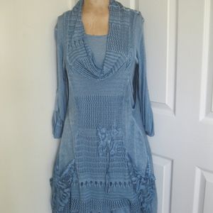 Italian 2-pc. set, blue, Sz S
